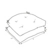 2 - Piece Chair Pad 16'' W x 15.5'' D (Set of 2)