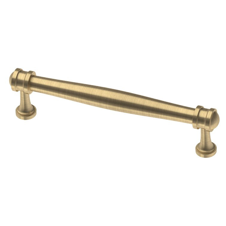5 1/16 (128mm) Charmaine 12" Center to Center Bar pull, (Set of 4), Champagne Bronze