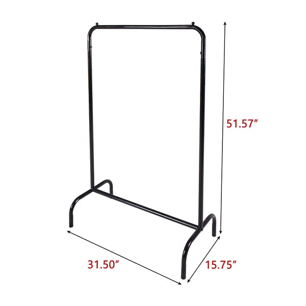 Black Chelbi 31.5'' Adjustable Clothes Rack