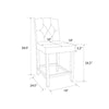 Destefano 24.5'' Counter Stool, Final Cut