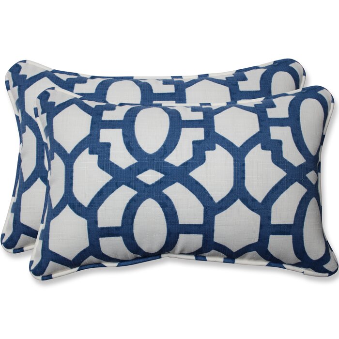 11.5" H x 18.5" W x 5" D Chewning Outdoor Rectangular Pillow Cover & Insert (Set of 2)