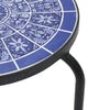 Blue/White Chittenden Stone/Concrete Side Table K8452