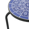 Blue/White Chittenden Stone/Concrete Side Table K8452