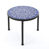 Blue/White Chittenden Stone/Concrete Side Table K8452