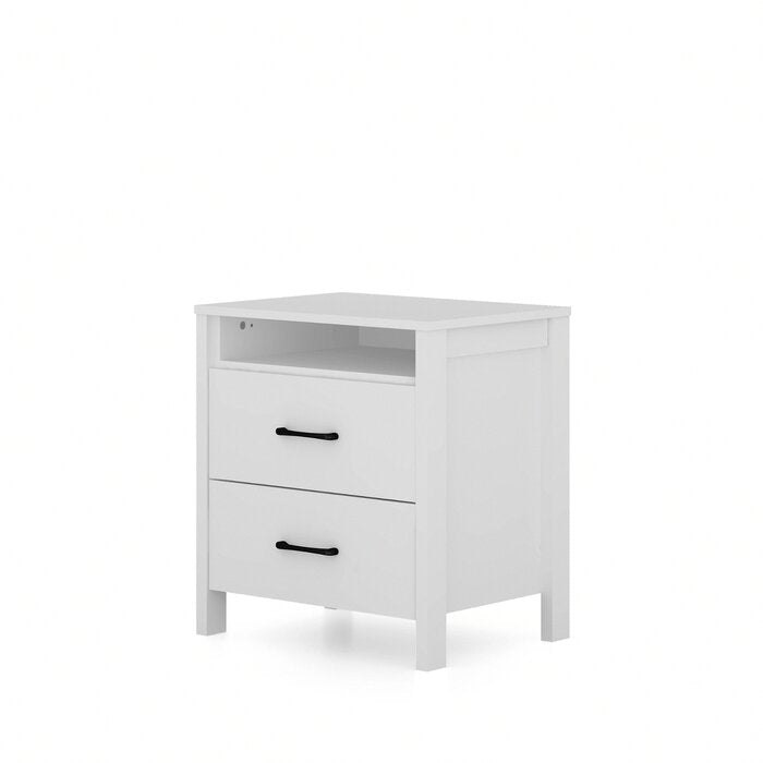 Chivonne 22.7" 2 Drawer Nightstand