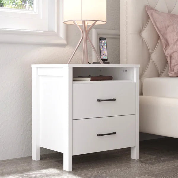 Chivonne 22.7'' Tall 2 - Drawer Nightstand