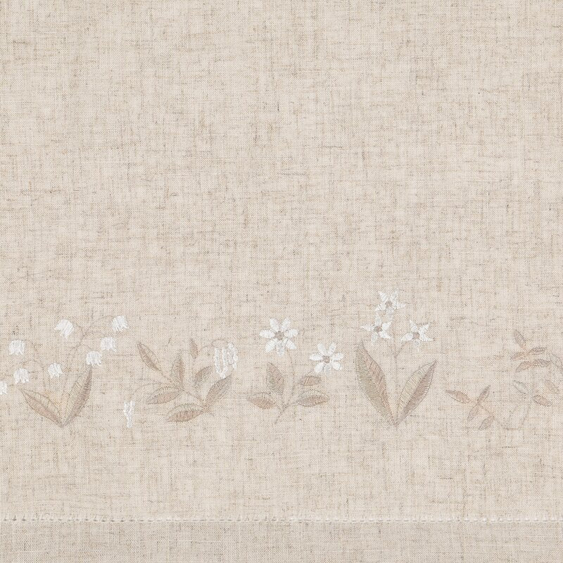 60" W x 36" L Ivory Christian Window Solutions Lily of the Valley Pair urtain (Set oCafe Cf 2)B20- ss517