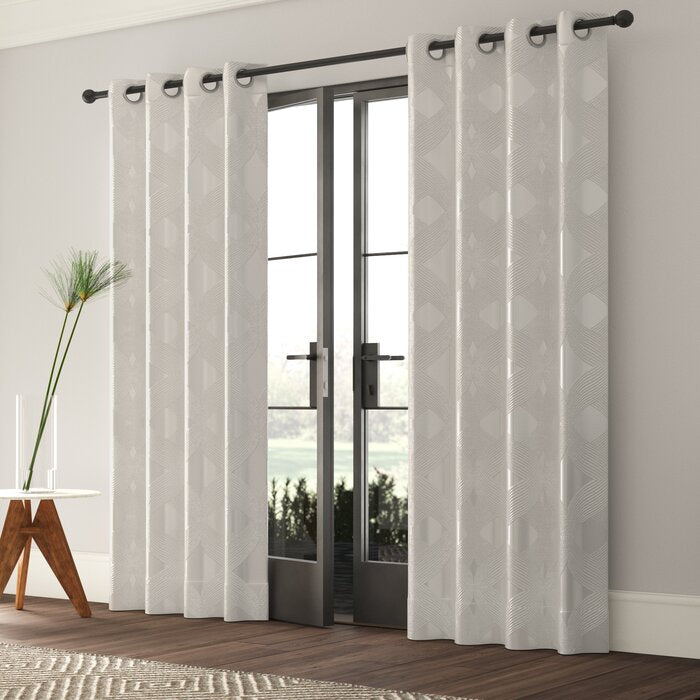 50"W x 84"L Chyla Polyester Curtain