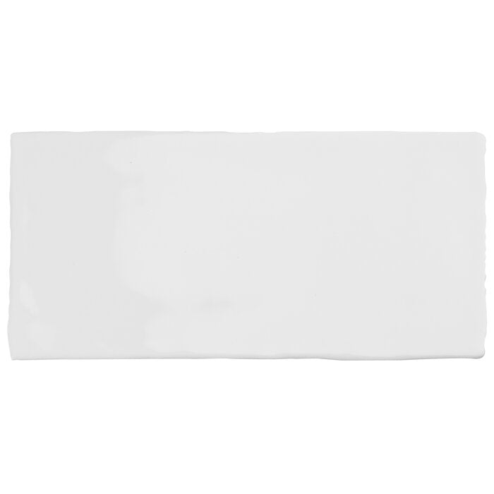 1 Box - Citadel 3" x 6" Ceramic Subway Tile, White - 5.67 Square Feet (#K6539)