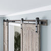 120 in. Classic Design Sliding Standard Double Barn Door Hardware Kit