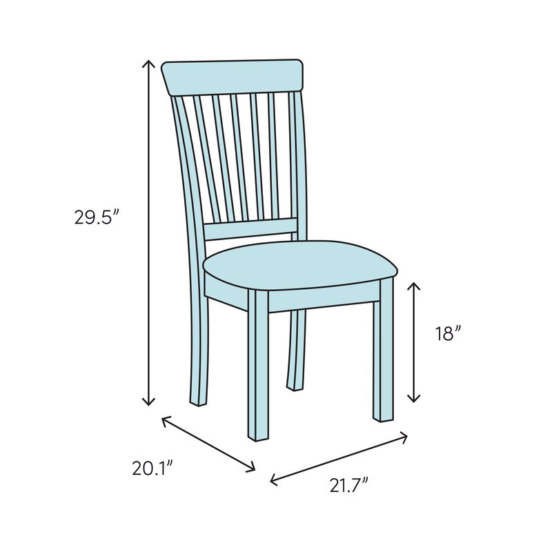 Black/Walnut Clemence Solid Wood Windsor Back Side Chair (Set of 2) MGO119