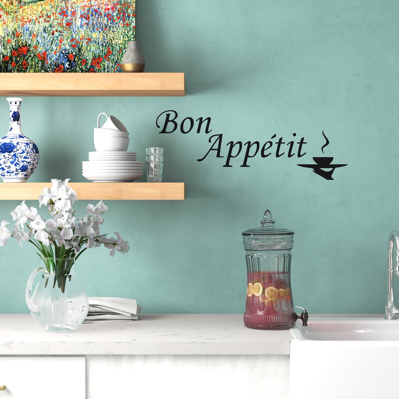 11" H x 30" W x 0.01" D Clemson Bon Appétit Wall Decal