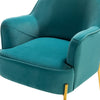 Blue Cleo 26'' Wide Velvet Armchair