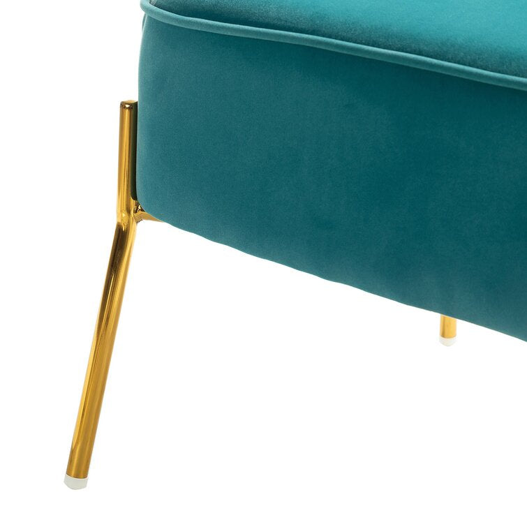 Blue Cleo 26'' Wide Velvet Armchair