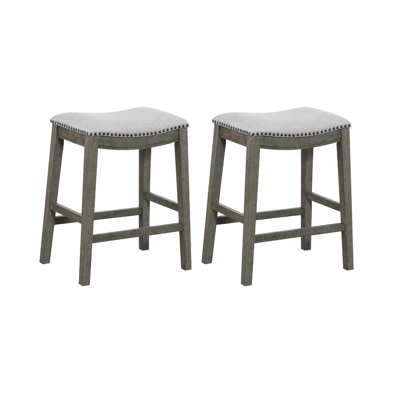 Clewiston Counter & Bar Stool -Gray (Set Of 2)  #J134