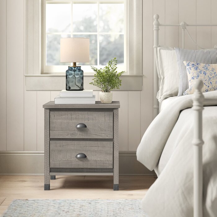 Clove Solid Wood Nightstand