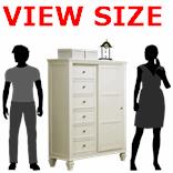 Load image into Gallery viewer, Sandy Beach White Door Chest

