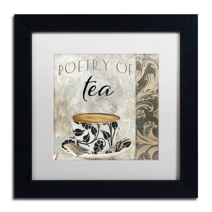 11" H x 11" W x 0.5" D Color Bakery Art Of Tea II by Color Bakery - Picture Frame Graphic Art on Canvas