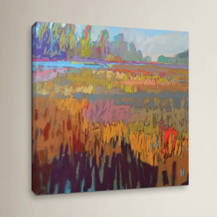 24" H x 24" W x 2" D Colorfield XXII - Wrapped Canvas Print