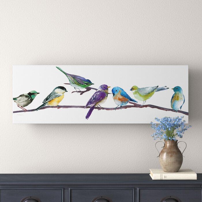12" H x 36" W Colorful Spot - Wrapped Canvas Print