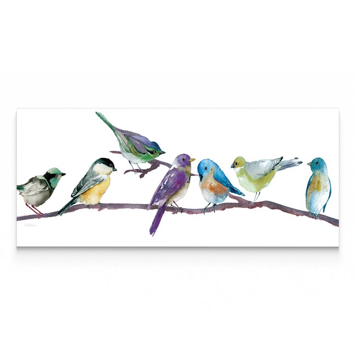 12" H x 36" W Colorful Spot - Wrapped Canvas Print