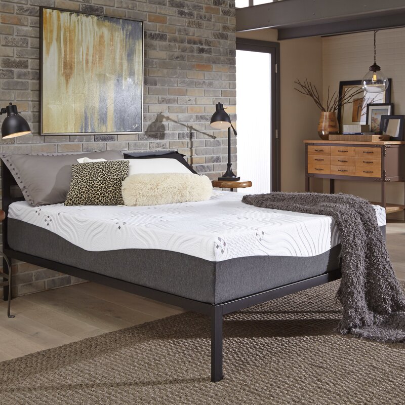 Comforpedic Loft From Beautyrest 12'' Medium Gel Memory Foam Mattress, King (As Is)