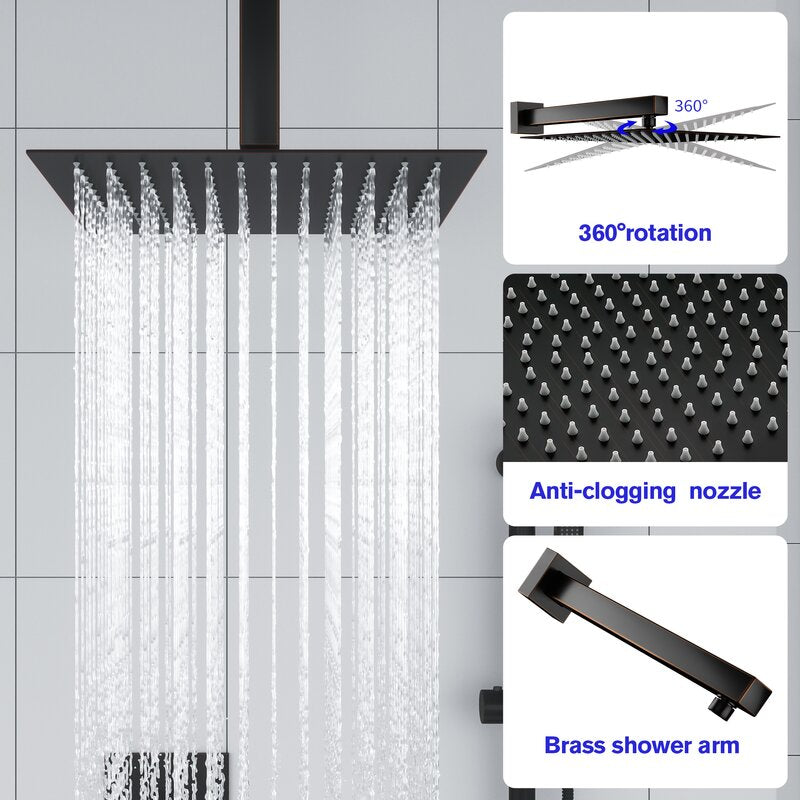 Complete Shower System with Rough-in Valve – Salvage & Co Indy