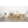 Gold Condon Glass  Makeup Organizer K8245
