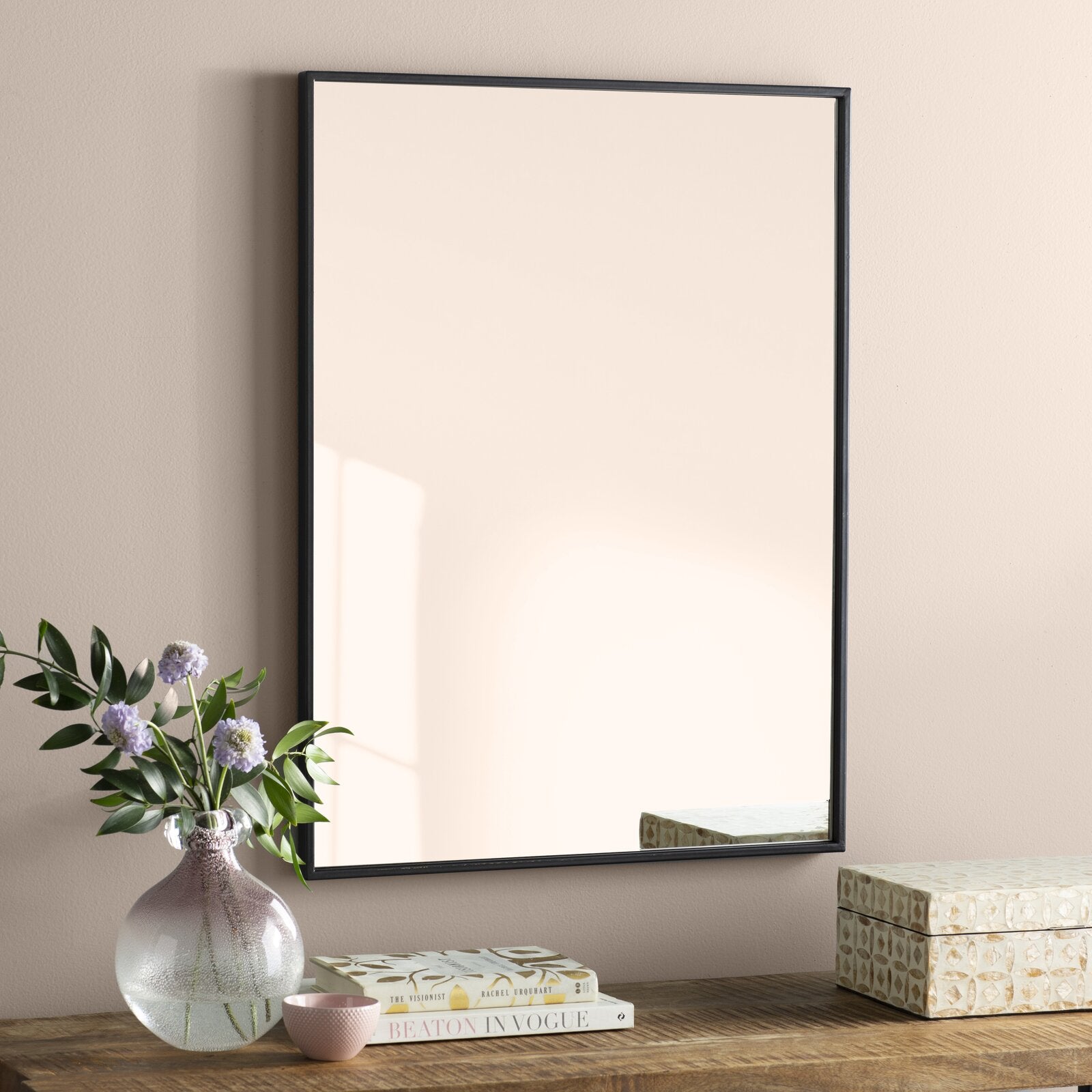 Black Connerton Modern & Contemporary Accent Mirror pt1152