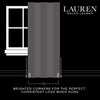 Lauren Ralph Lauren Coralina Sheer Rod Pocket Curtain Two Panel - 50x96 - Natural, B31-DS104