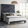 Corder Platform Bed, Black - Queen (#K2457 - 2 BOXES)