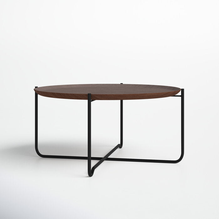 Corfu Klavdija Solid Wood Cross Legs Coffee Table