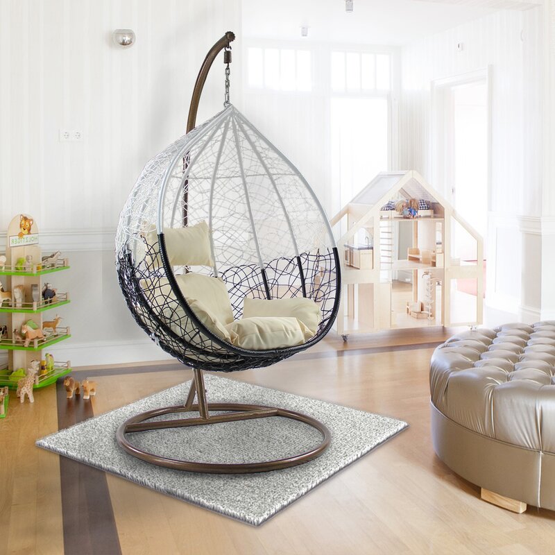 Cortinas patio wicker plastic hotsell tear drop swing chair