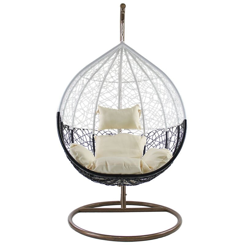 Cortinas patio wicker plastic hotsell tear drop swing chair