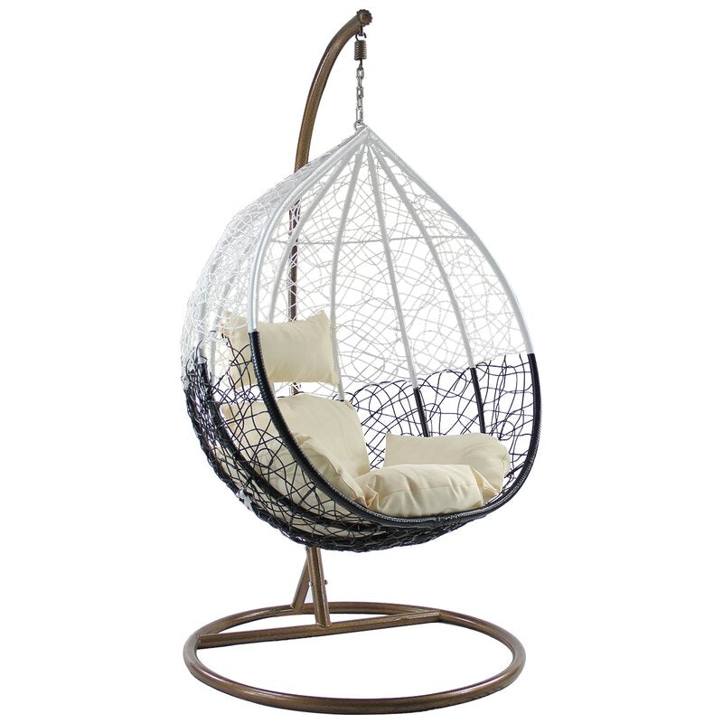 Cortinas patio wicker plastic hotsell tear drop swing chair