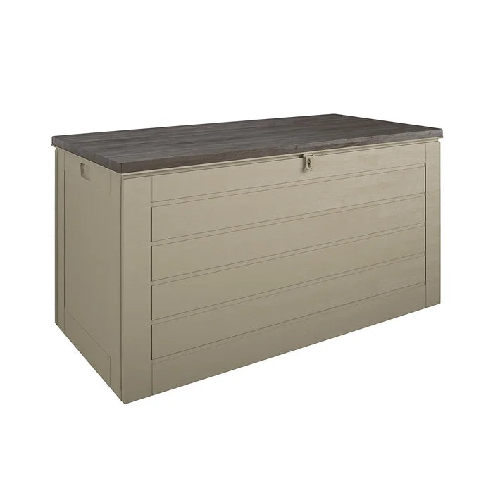 180 Gallons Gallon Water Resistant Plastic Lockable Deck Box