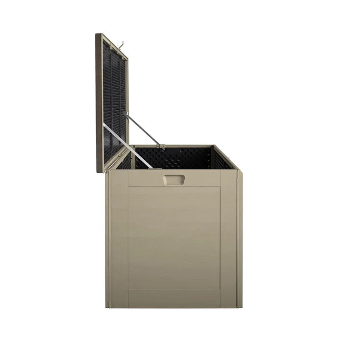 180 Gallons Gallon Water Resistant Plastic Lockable Deck Box