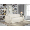Cotton Duck Box Cushion Sofa Slipcover, Natural (#K1493)