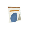 Blue/Gray Cotton  Throw Pillow (Set of 2) EJ919