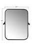 Black Lavendon Farmhouse/Country Distressed Accent Mirror K7093