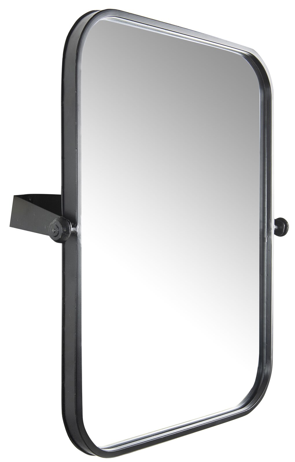 Black Lavendon Farmhouse/Country Distressed Accent Mirror K7093