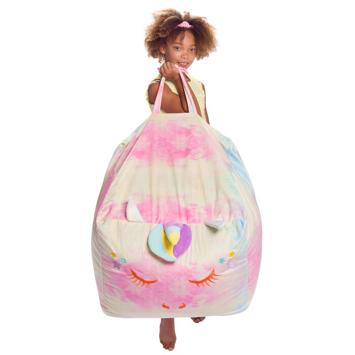 19" H x 24" W x 24" D Cozy Animal Small Classic Bean Bag