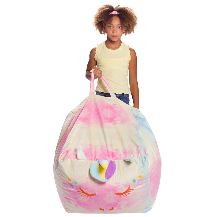 19" H x 24" W x 24" D Cozy Animal Small Classic Bean Bag