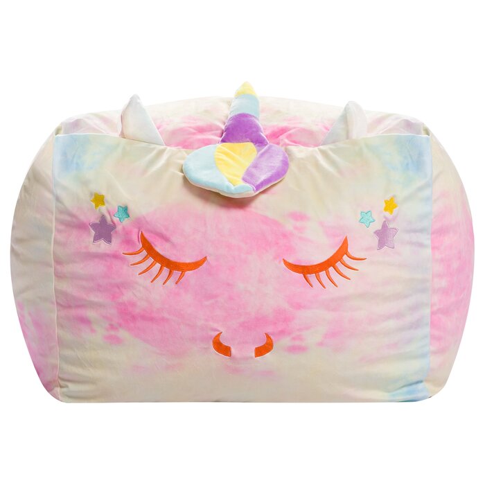 19" H x 24" W x 24" D Cozy Animal Small Classic Bean Bag