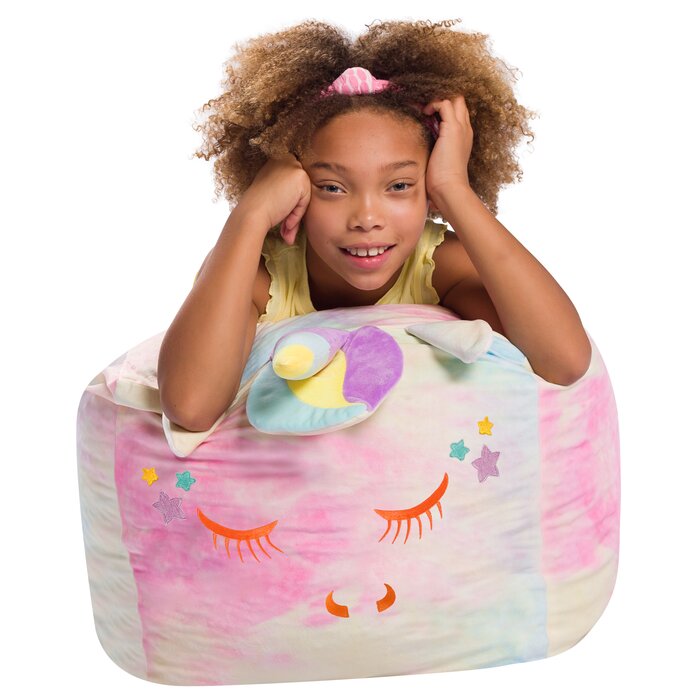 19" H x 24" W x 24" D Cozy Animal Small Classic Bean Bag