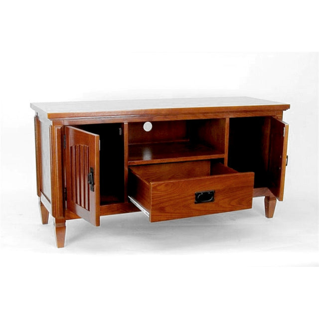 Birch Craftsman Mission Entertainment Center