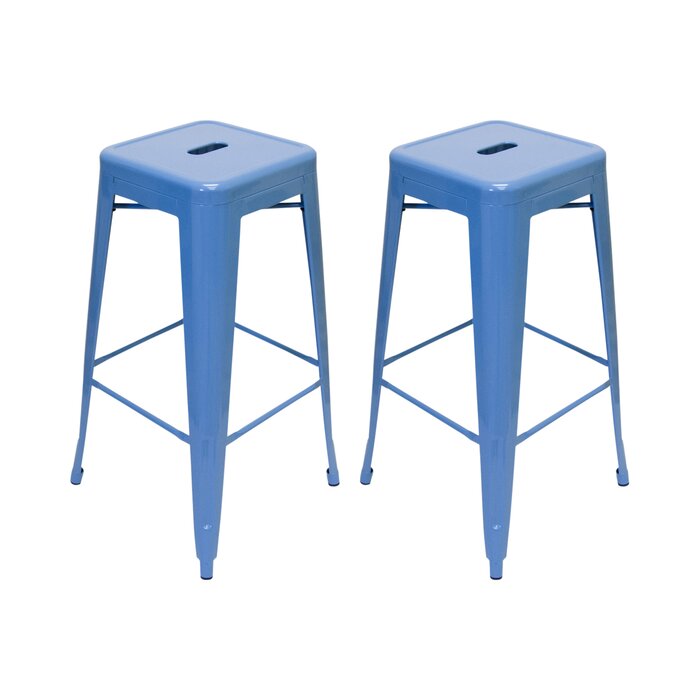 Blue Crawford Counter & Bar Stool (Set of 2)
