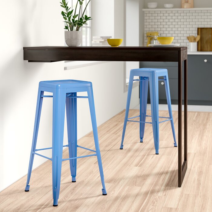 Blue Crawford Counter & Bar Stool (Set of 2)