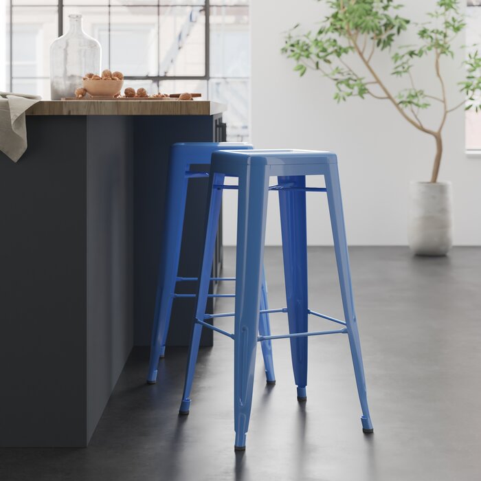 Blue Crawford Counter & Bar Stool (Set of 2)