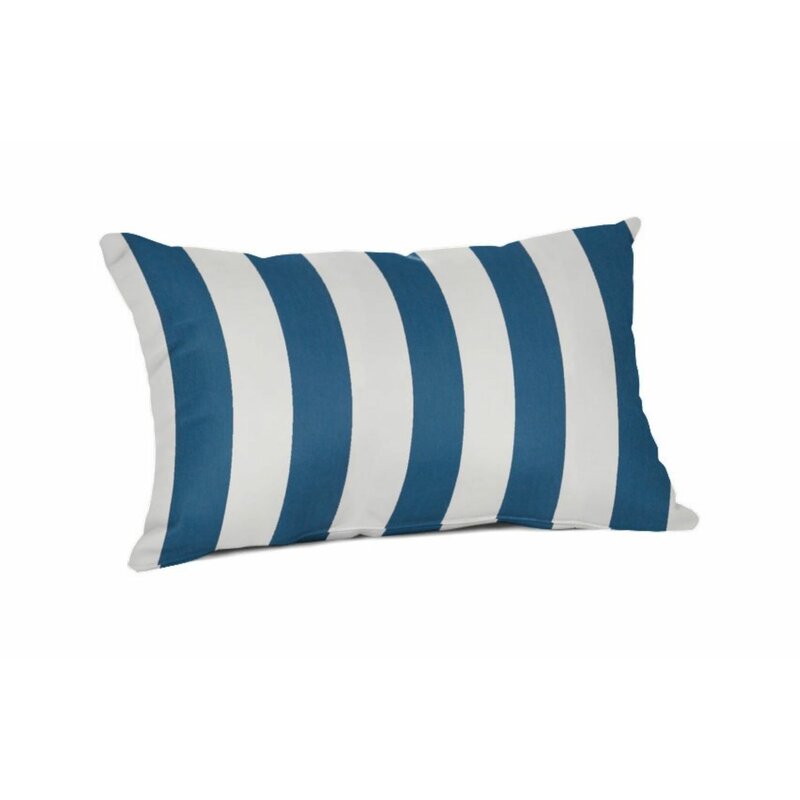 Blue Crawley Sunbrella Outdoor Rectangular Pillow Cover and Insert, B31-DS107